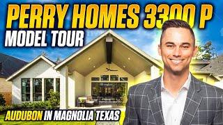 Magnolia Texas Homes | Unedited Perry Homes 3300 P In Audubon