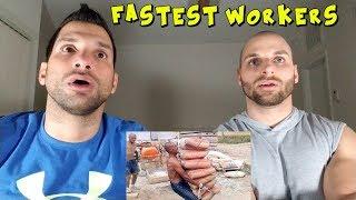 People Are Insane - Fastest Workers [REACTION]