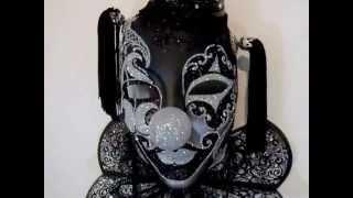 THE BLACK CLOWN - HOLY GRAIL OF VENETIAN MASQUERADE MASKS