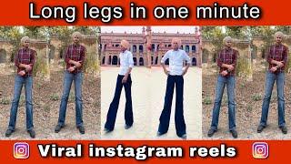 Long height / legs viral instagram reels | editing tutorial | arsh sarangra