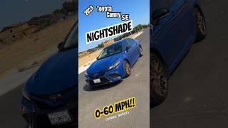 How Fast Is The Toyota Camry Nightshade? | 0-60 MPH!