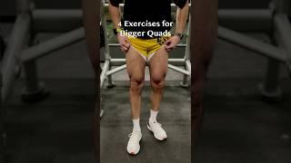 4 Exercises for bigger QUADS! #fitness #fitnessmotivation #gym #bodybuilding #motivation #fit