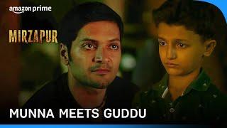 Guddu Bhaiya Met Munna ft. Ali Fazal | Mirzapur | Prime Video India