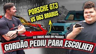 G63 BRABUS VS PORSCHE GT3 RS - QUAL VOCÊ ESCOLHERIA ? - CARIANI, GORDÃO E CHRYS DIAS