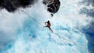 Extreme High Line Slack - Cap Méchant aventure by drone