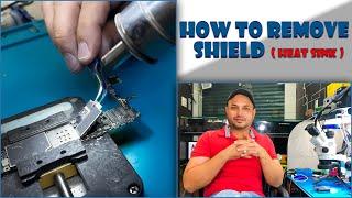 How to remove iPhone motherboard shield | easy steps for remove heat sink ( shield )