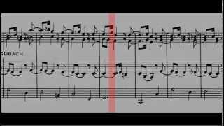 BWV 582 - Passacaglia & Fugue (Scrolling)