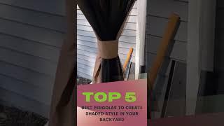 ️Best Pergolas to Create Shaded Style in Your Backyard | Top 5 Picks #shorts