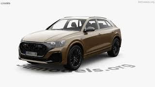 Audi Q8 S line 2023 3D model by 3DModels.org