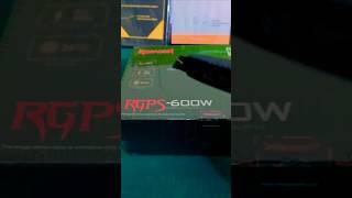 unboxing redragon rgps 600w power supply #ytshorts #youtubeshorts #redragon #600w #rgps #psu #pc