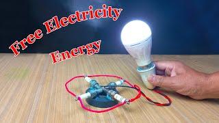 New Generator Free Energy Self Running By Magnet With Spark Plug | Free Electricity