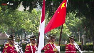  Chinese National Anthem Performed by Indonesian Military Bands | Credential Ceremony 4Nov2024