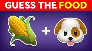 Guess the FOOD by Emoji?   Food And Drink By Emoji | Monkey Quiz