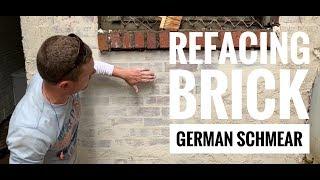 How to repair old brick using the German Smear or Schmear