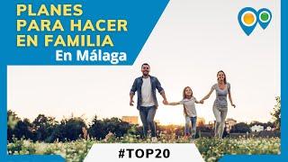 20 PLANES en MÁLAGA para hacer en familia | Lugares originales que ver y para visitar con niños