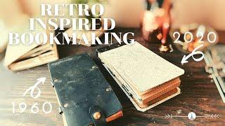 Retro Inspired Notepad | how to make a book without sewing | 1134 Press