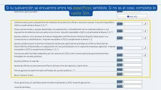 Renta 2023 - Subvenciones y ayudas