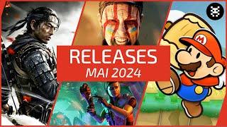 Neue SPIELE im MAI 2024 für PS5, PS4, Xbox Series X, Xbox One, Nintendo Switch & PC