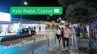 Ayia Napa, Cyprus [4K], 2024 Walking Tour