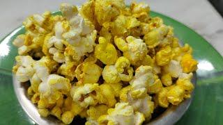 Act 2 popcorn just 3 minutes  recipe in kannada. Instant popcorn in pan / cooker. Snacks in kannada.