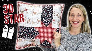 Sew a Christmas Pillow (Beginner Sewing Tutorial)