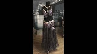 Amazing black belly dance costume by AMALIA DESIGN 