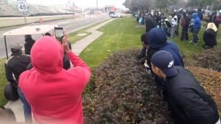 Cars and Coffee Dallas Mustang Crash 2/06/16