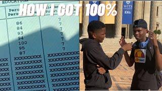 HOW I GOT 100% | 7 Distinctions