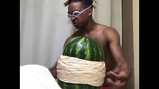 How Many Rubber-bands Does It Take For A Watermelon To Explode?