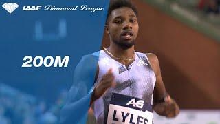 Noah Lyles completes sprint double by winning the 200m final in Brussels  - IAAF Diamond League 2019