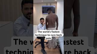 The world's fastest technique to cure back pain | dr harish grover #trend #feed #ytshorts