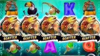 5 SCATTER BONUS  SUPER RARE €25.000 BONUS BUYS  BIG BASS AMAZON XTREME SLOT‼️