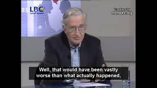 Noam Chomsky says Hamas more peaceful than Israel