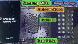 Samsung M01s /A10s Hang On Logo || Samsung M01s CPU EMCP Rebol