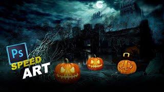 Haloween Special Photo Edit Speed Art