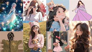 Cartoon girl dpz -3 |Cute cartoon baby dp| Anime dp photo| unique whatsapp dp #cartoon #anime