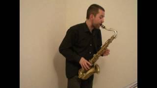 C-Melody Saxophone MARTIN "HOME MODEL" playing Bach