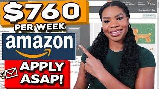 Amazon Customer Service Representative - Work from Home Jobs -  $760 per Week - Apply Now!