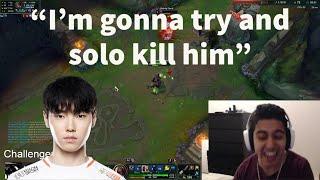 HLE Chovy Gets Solo Killed By This EUW Zed One Trick!! - 420weabooslayer