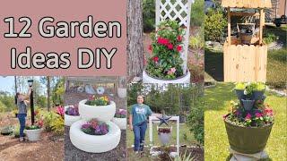 12 Easy DIY  Ideas for Your Garden