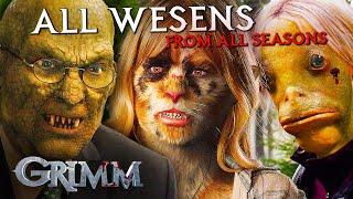 Every Wesen From Every Season in 10 minutes | Grimm