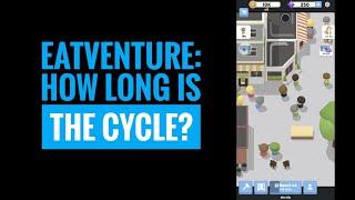 How long does it take to play EATVENTURE at advanced levels?