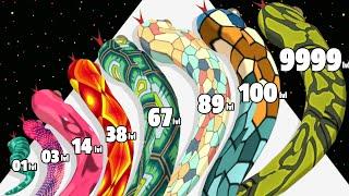 Snake Run Snake Evolution - Level Up Snake Max Level Gameplay