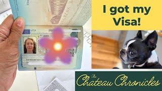 Receiving My French Visa: Exciting News! – The Chateau Chronicles - Ep #35