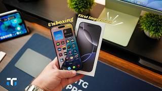 iPhone 16 Pro Black Titanium Unboxing and First Impressions!