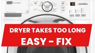  GAS DRYER TAKES TOO LONG TO DRY The Clothes - EASY FIX 