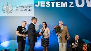 Powitanie gości konferencji „Jestem z UW” i uhonorowanie ponadstuletnich absolwentów UW