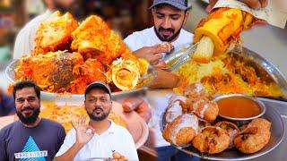 KARACHI Street Food Trying PaniPori First time with Zia Tabarak @streetfoodpk Qadri Nalli Biryani