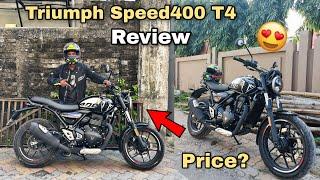 New 2024-25 Triumph Speed 400 T4 Full Detailed Review In Hindi