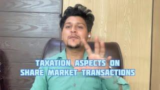 Taxation Aspects on Share Market transactions |listed Shares| CS Ashutosh Pal| |capital gains |